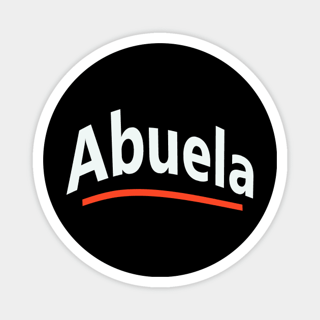 Abuela - Grandma In Spanish Magnet by Lobo Del Noir